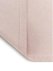 Waffelpiqué-Tischläufer Kubo in Rosa, 65% Baumwolle, 35% Polyester, Altrosa, 40 x 145 cm