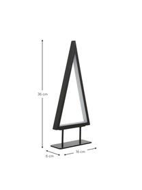 Pieza luminosa LED Ropelight, Estructura: metal pintado, Negro, An 16 x Al 36 cm