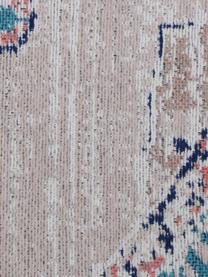 Kulatý žinylkový koberec ve vintage stylu Avignon, Modrá, Ø 120 cm (velikost S)