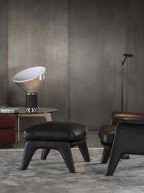 Lampa stołowa LED z funkcją przyciemniania Taccia, Stelaż: tworzywo sztuczne, metal , Czarny, biały, Ø 50 x 65 cm