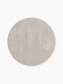 Tapis rond à poils ras tissé main Ainsley, 60 % polyester, certifié GRS
40 % laine, Gris clair, Ø 150 cm (taille M)