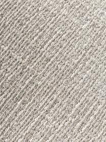 Handgeweven rond laagpolig vloerkleed Ainsley, 60% polyester, GRS-gecertificeerd
40% wol, Lichtgrijs, Ø 150 cm (maat M)