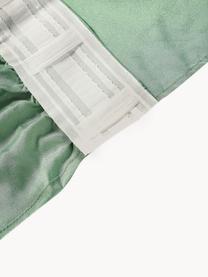 Ondoorzichtige gordijnen Meaux met multifunctionele tape, 2 stuks, 100% polyester, Mintgroen, B 140 x L 250 cm