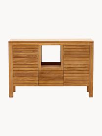 Mobile bagno medio in legno di teak Neria, Legno di teak, Legno di teak, Larg. 120 x Alt. 80 cm