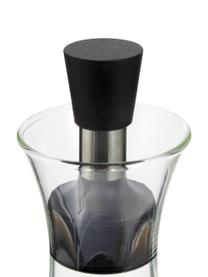 Distributeur design de l'huile et de vinaigre Eva Solo, Verre, acier inoxydable, plastique, Transparent, noir, acier inoxydable, 0,5 l