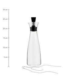 Designer Essig- und Öl-Spender Eva Solo, Glas, Edelstahl, Kunststoff, Transparent, Schwarz, Edelstahl, 0,5 l