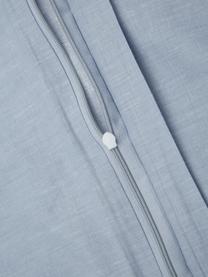 Pościel z bawełny z efektem sprania Arlene, Niebieski, 200 x 200 cm + 2 poduszki 80 x 80 cm