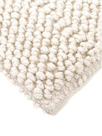 Housse de coussin 40x40 déco gris blanc crème Andi, Blanc crème, larg. 40 x long. 40 cm