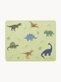 Tovaglietta per bambini Dinosaurs, Gomma, Verde chiaro, multicolore, Larg. 43 x Lung. 34 cm
