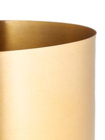 Übertopf-Set Mina aus Metall, 2-tlg., Metall, pulverbeschichtet, Goldfarben, Schwarz, Set mit verschiedenen Grössen