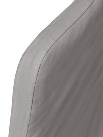 Silla tapizada con funda Husse, Funda: 100% algodón Alta resiste, Patas: madera de fresno, Estructura: metal, Tejido gris, An 47 x Al 86 cm