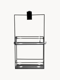 Cubiko doucheplank, Gecoat metaal, Zwart, B 11 x H 61 cm