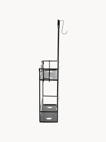 Scaffale doccia Cubiko, Metallo rivestito, Nero, Larg. 11 x Alt. 61 cm