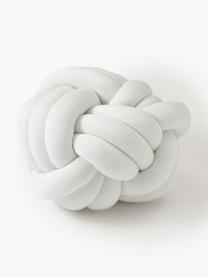 Coussin nœud Twist, Blanc cassé, larg. 30 x long. 30 cm