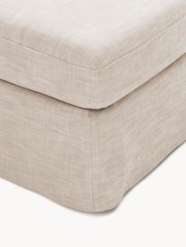 Eckmodul Russell mit abnehmbaren Bezügen, Bezug: 100% Baumwolle Der strapa, Gestell: Massives Kiefernholz, Spe, Füße: Kunststoff Dieses Produkt, Webstoff Beige, B 103 x T 103 cm