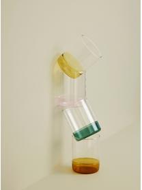 Ručne fúkané poháre na vodu Kiosk, 6 ks, Sklo, Žltá, Ø 8 x V 10 cm, 380 ml