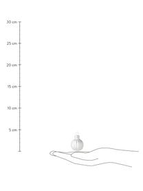 Sada vánočních ozdob Rib, Ø 3 cm, 12 dílů, Zimní bílá, Ø 3 cm