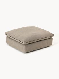 Hocker Felix, Bezug: 100 % Polyester Der strap, Gestell: Massives Kiefern- und Fic, Webstoff Greige, B 100 x T 110 cm