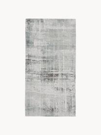 Bavlnený koberec Louisa, tkaný naplocho, Odtiene striebornej, šalviová, modrosivá, Š 80 x D 150 cm (veľkosť XS)