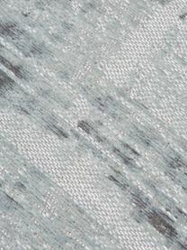 Tapis gris argent/bleu-gris coton tissé à plat Louisa, Tons gris & tons bleus, larg. 80 x long. 150 cm (taille XS)