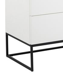 Commode blanche avec tiroirs Kobe, Blanc