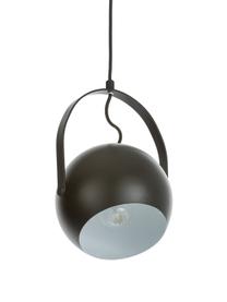 Malá závesná guľatá lampa Ball, Matná čierna