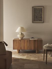 Tv-meubel Cadi van eikenhout, Eikenhout, bruin gelakt, B 120 x H 55 cm