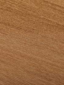 Mesa de comedor ovalada de madera Toni, 200 x 90 cm, Tablero de fibras de densidad media (MDF) chapado en madera de fresno pintado, Madera de fresno, An 200 x F 90 cm
