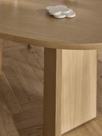 Ovale houten eettafel Toni, 200 x 90 cm, MDF met gelakt essenhoutfineer

Dit product is gemaakt van duurzaam geproduceerd, FSC®-gecertificeerd hout., Essenhout, B 200 x D 90 cm