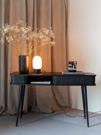 Console en bois avec rangement Barbier, Noir, larg. 120 x prof. 35 cm