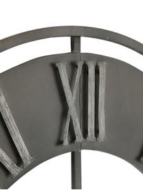 Reloj de pared Duro, Metal recubierto, Gris oscuro, Ø 78 cm