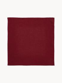 Servilletas de lino Pembroke, 2 uds., 100% lino, Rojo, An 42 x L 42 cm