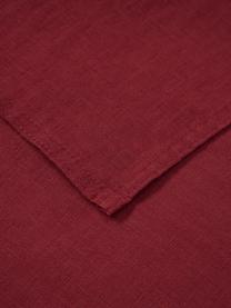 Servilletas de lino Pembroke, 2 uds., 100% lino, Rojo, An 42 x L 42 cm