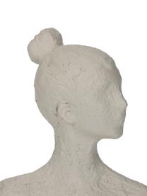 Figura decorativa Yoga, Poliresina, Marfil, An 18 x Al 24 cm