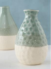 Petit vase Carney, 2 élém., Vert, beige