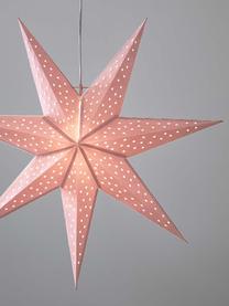 Estrella de Navidad Clara, Cable: plástico, Rosa, Ø 75 cm