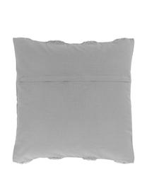 Housse de coussin 50x50 gris tufté Rowen, Gris