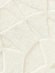 Runder Wollteppich Rory, handgetuftet, Flor: 100 % Wolle, Cremeweiß, Ø 150 cm (Größe M)