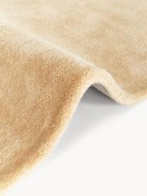 Handgewebter Wollteppich Zayne, Flor: 100 % Wolle, RWS-zertifiz, Hellbeige, B 80 x L 150 cm (Grösse XS)