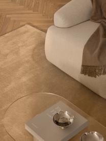 Handgewebter Wollteppich Zayne, Flor: 100 % Wolle, RWS-zertifiz, Hellbeige, B 80 x L 150 cm (Grösse XS)