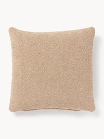 Bouclé-Sofa-Kissen Lena, Hülle: Bouclé (93 % Polyester, 6, Bouclé Beige, B 50 x L 50 cm