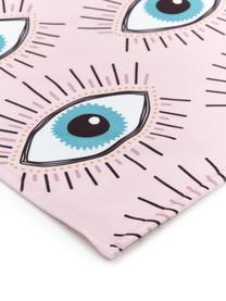Ręcznik plażowy Eyes, 55% poliester, 45% bawełna
Bardzo niska gramatura, 340 g/m², Blady różowy, wielobarwny, S 70 x D 150 cm