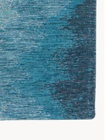 Vloerkleed Iode met abstract patroon, 100% polyester, Petrol tinten, B 80 x L 150 cm (maat XS)