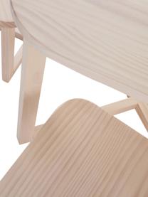 Kindertisch-Set Benny aus Holz, 3-tlg., FSC-zertifiziertes Kiefernholz, Kiefernholz, Set mit verschiedenen Größen