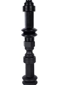 Lampadaire design Totem, Noir, Ø 46 x haut. 148 cm