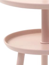 Mały stolik pomocniczy z tworzywa sztucznego Rodi, Polipropylen, Blady różowy, Ø 42 x W 56 cm
