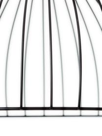 Lámpara de techo Blacky, Pantalla: metal recubierto, Anclaje: metal recubierto, Cable: cubierto en tela, Negro mate, Ø 40 x Al 30 cm