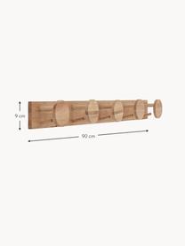Drevený vešiak na kabáty Emme, Kaučukovníkové drevo, Kaučukovníkové drevo, Š 90 cm