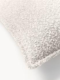 Bouclé-Sofa-Kissen Lennon, Hülle: 80 % Polyester, 20 % Acry, Bouclé Off White, B 70 x L 70 cm