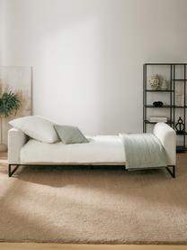 Sofá cama Josephine (3 plazas), Tapizado: 100% poliéster Alta resis, Estructura: madera de pino maciza y m, Patas: metal, Tejido Off White, An 238 x F 85 cm